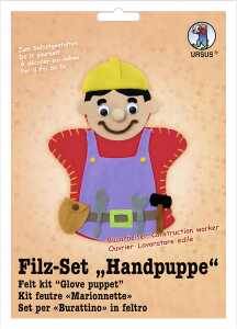 Ursus FILZ-SET "HANDPUPPE",BAUARBEITER
