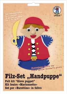 Ursus FILZ-SET "HANDPUPPE",PIRATENJUNGE
