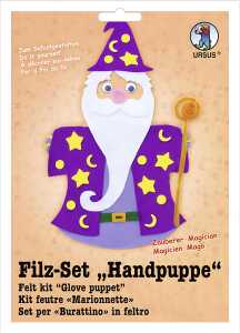 Ursus FILZ-SET "HANDPUPPE",ZAUBERER