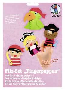 Ursus FILZ-SET FINGERPUPPEN "ABENTEUER"