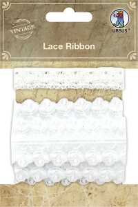Ursus LACE RIBBON, 2 STK, WEISS 4008525167082