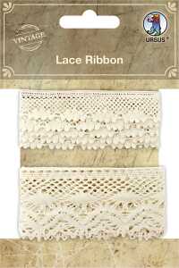Ursus LACE RIBBON, 2 STK, CREME 4008525167105