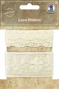 Ursus LACE RIBBON, 2 STK, CREME 4008525167112