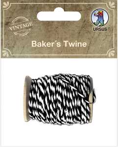 Ursus BAKERS TWINE, 10M, SCHWARZ/WEISS