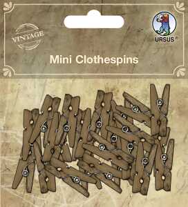 Ursus MINI CLOTHESPINS,24 STK, 2,5CM