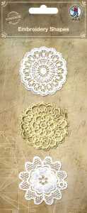 Ursus EMBROIDERY SHAPES, Ø5-8CM, 3STK 4008525167129