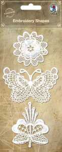 Ursus EMBROIDERY SHAPES, Ø5-8CM, 3STK 4008525167136