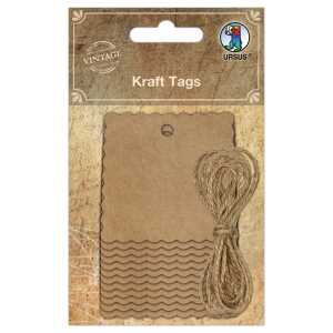 Ursus KRAFT TAGS,12 STK MIT HANFGARN,MOTIV 02