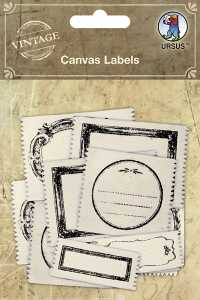 Ursus CANVAS LABEL, 12STK, VERSCH. MOTIVE, MOTIV 01