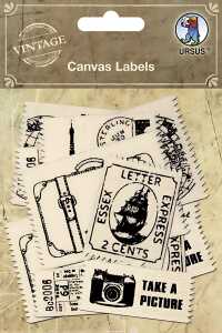 Ursus CANVAS LABEL, 12STK, VERSCH. MOTIVE, MOTIV 03