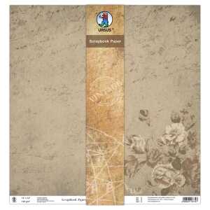 Ursus SCRAPB.PAPER 12"x12",5BL.VINTAGE MOT.05