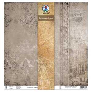 Ursus SCRAPB.PAPER 12"x12",5BL.VINTAGE MOT.07