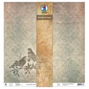 Ursus SCRAPB.PAPER 12"x12",5BL.VINTAGE MOT.08