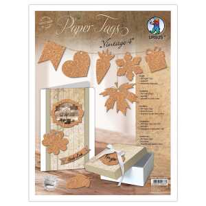 Ursus PAPER-TAGS "VINTAGE 4" 300G,5 BL,96ST