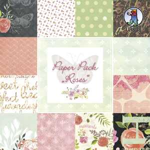 Ursus PAPER PACK "ROSES" 6"X6"