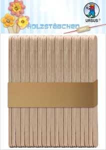 Ursus HOLZSTÄBCHEN 11,4X1CM NATUR