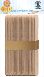 Ursus HOLZSTÄBCHEN 15X1,8CM NATUR