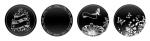 Ursus BLACKBOARD KACHELN 10CM 8ST SCHWARZ 4008525212867