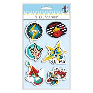 Ursus MAGNETIC PAPER PATCHES "ROCKSTAR" MOT:04