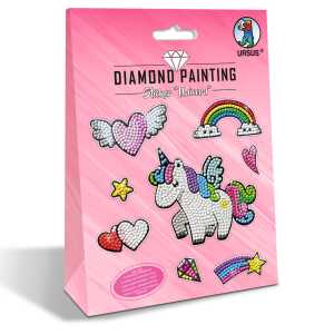 Ursus DIAMOND PAINTING STICKER "UNICORN" MOT.01
