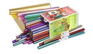 Ursus ALU-STERNCHENFOLIE ROLLE 50x78CM,10FARBEN