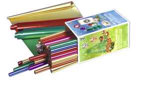 Ursus ALUFOLIE ROLLE 50x78CM,10FARBEN,DISPLAY50