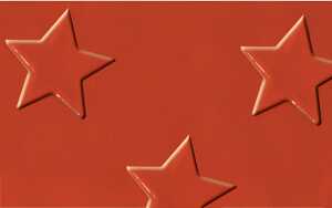 Ursus ALU-STERNCHENKARTON 300G.50x70CM,ROT