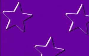 Ursus ALU-STERNCHENKTN.300G.35x50CM,10BL.VIOLETT