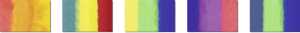Ursus REGENBOGEN-STROHSEIDE 25G.50x70CM,5FARBEN
