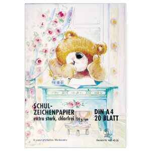 Ursus ZEICHENBLOCK DIN A4,20BL.TEDDYBÄR