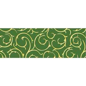 Ursus TRANSP.PAPIER "BAROCK"115G.A4,25BL.GRÜN