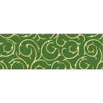 Ursus TRANSP.PAPIER "BAROCK"115G.A4,25BL.GRÜN