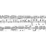 Ursus TRANSP.PAPIER "NOTEN"115G.A4,25BL.WEI/SCHW