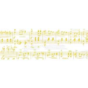 Ursus TRANSP.PAPIER "NOTEN"115G.A4,25BL.WEI/GO