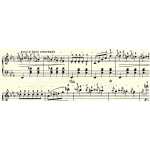 Ursus TRANSP.PAPIER "NOTEN"115G.A4,25BL.CHAM/SCHW