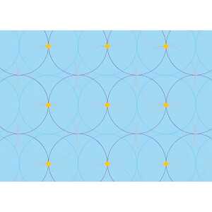 Ursus TRANSP.115G.DIN A4,25BL.ZIRKEL TÜRKIS