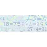 Ursus TRANSP.PAPIER "ZAHLEN"115G.A4,25BL.H-BLAU