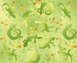 Ursus TRANSP.PAPIER "FAUNA"115G.A4,5BL.GECKO