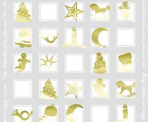 Ursus TRANSP.115G.DIN A4,5BL.GOLDEN L.MERRY CHRISTM