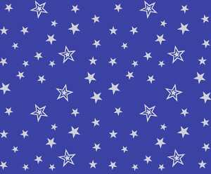 Ursus TRANSP.115G.DIN A4,5BL.SILVER STARS BLAU