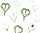 Ursus TRANSP.PAPIER "HEARTBEAT"115G.A4,5BL. 4008525689072