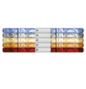Ursus TRANSP.ROLLE "ROSEN"115G.50x61CM,5FARBEN