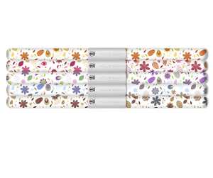 Ursus TRANSP.ROLLE "LANDHAUSBLUMEN"115G.50x61CM 4008525733799