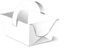 Ursus HENKELKÖRBCHEN WEIß, 5 STK.