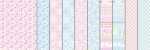 Ursus TRANSP.ROLLE "BABY"ROSA+BLAU,115G.50x61CM