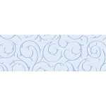 Ursus TRANSP.ROLLE "BAROCK"115G.50x61CM,BLAU