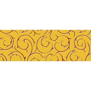 Ursus TRANSP.ROLLE "BAROCK"115G.50x61CM,GOLD