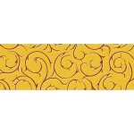 Ursus TRANSP.ROLLE "BAROCK"115G.50x61CM,GOLD