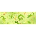 Ursus TRANSP.ROLLE "FAUNA"115G.50x61CM,GECKO