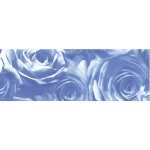 Ursus TRANSP.PAPIER "ROSEN"115G.50x61CM,MITTELBLAU
